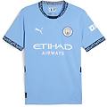 puma. maglia gara home manchester city 24/25 da uomo team light blue marine tshirt ritiro gratis