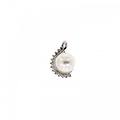ciondolo oro bianco con perla 803321712766