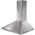 cappa a parete dch28 plus ss19a argento l 90 cm