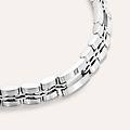 bracciale man code acciaio cubic zirconia collezione man code bianco