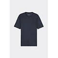 t-shirt in lino uomo blu taglia s