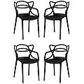 - lalu sedia in plastica set da 4