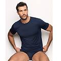 maglia girocollo in tencel modal / blu notte / xxl blu notte