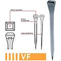 chiodi per cavalli da passeggiata vf vf8 62 mm da 250 pz