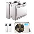 climatizzatore condizionatore dual console r-32 12000+12000 btu a++ 12+12 con m2oe-18hfn8-q new
