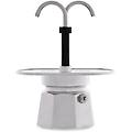 mini express moka 0 09 litri 2 tazze acciaio inossidabile