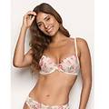 push up soft con ferretto in pizzo eloise / mandorla / 4 mandorla