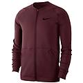felpa palestra taglio bomber bordeaux uomo l
