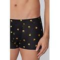 boxer in cotone elasticizzato stampato uomo nero tamaño l