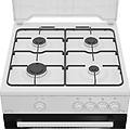 cucina gas forno gas fbg62010dw bianco