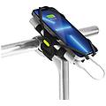 supporto per smartphone e batteria della bicicletta bike tie pro