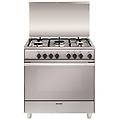 - cucina elettrica u855mi6 4 fuochi a gas forno elettrico ventilato dimensione 80 cm colore inox