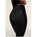 leggings modellanti superfit in tessuto riciclato con binding nero donna small