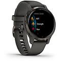venu 2s gps wifi 40mm amoled grafite smartwatch unisex resistenza acqua 5atm spo2