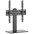 base55nero supporto da tavolo base centrale fino a 40kg