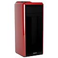 termostufa a pellet idroventilata modello ester lux 15 kw rossa versione black line