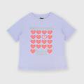 t-shirt in jersey da bambina viola taglia 6