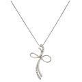 collana donna promesse croce diamanti crp46