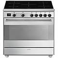 Smeg Cucina Bg91ix2 Forno Elettrico Piano Cottura A Induzione 90 Cm