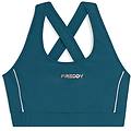 FREDDY freddy. top tecnico con spalline incrociate e profili bianchi canotte ritiro gratis