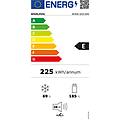 whkn 3253 b4e frigorifero combinato a incasso total no frost ventilato 55 cm classe e bianco 38 db h