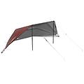 baldacchino 2 in 1 telo e amaca 330 x 120 rosso