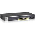- switch con 8 porte gigabit ethernet (10/100/1000) poe+ / 2x sfp colore grigio