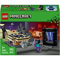 viaggio nel portale del nether e dell'end playset minecraft 192 pezzi 21584