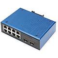 switch industriale 8+2 porte fast ethernet poe (dn-651147)