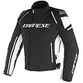 giacca racing 3 d-dry nero / bianco nero bianco 64