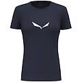 solid dri-release t-shirt trekking donna dark blue/white/dark blue i40 d34