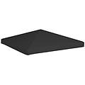 - copertura superiore per gazebo 270 g / m² 3x3 m nera