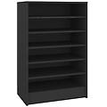 - scarpiera nera 60x35x92 cm in truciolato