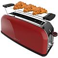 tostapane toastin' time 850 red long acciaio 2 fette 850w pop-up