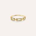 anello fantasia claire oro giallo cubic zirconia collezione claire misura 56 oro giallo