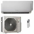 condizionatore thor dual split 12000+12000 btu inverter a++ unità esterna 5. 3 kw (3.