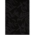 felpa girocollo comfort fit donna con fantasia floreale allover leaves black-black donna small