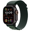 watch ultra 2 gps + cellular 49mm cassa titanio nero con dark green alpine loop medium (mx4r3ty/a)