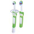 learn to brush set spazzolini per bambini apprendimento in 2 fasi 2 pezzi