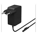 caricabatteria surface pro laptop 65w da 65w nero