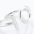 anello silver collection argento rodiato collezione silver collection misura 52 bianco