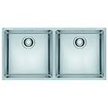 lavello integrato 2 vasche maris inox inox ø 43 cm argento