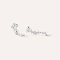 orecchini pendenti silver elegance argento rodiato cubic zirconia collezione silver elegance bianco