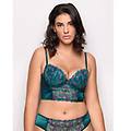 bustier con ferretto berry / verde scuro / 2 verde scuro