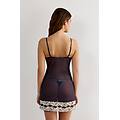 baby-doll pretty flowers donna blu taglia l