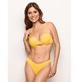 costume push up con coppa graduata textured / giallo / 3 giallo