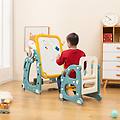 tavolo da disegno per bambini con sedia set tavolo e sedia per attività con lavagna bianca