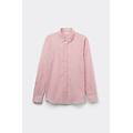 camicia in lino e cotone uomo rosso taglia xl