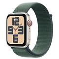 watch se gps + cellular 44mm cassa alluminio galassia con verde lago sport loop (mxgv3ql/a)