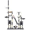 - albero per gatti tiragraffi sisal 230-250cm stampa zampe grigio